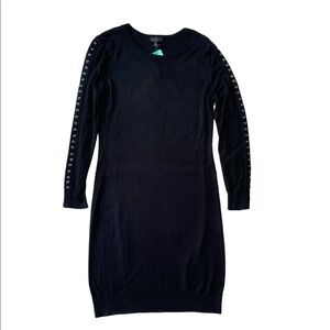 Goldray | Dresses | Goldray Xandra Ribbed Knit Dress Black Size Large |  Poshmark